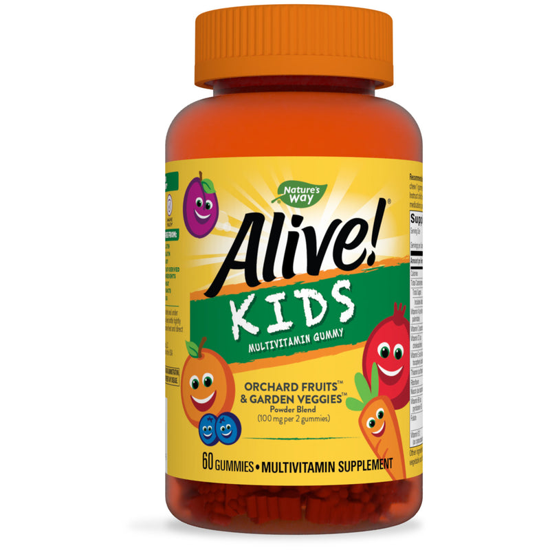 Alive Kids Multivitamins Gummy  || Orchand Fruits & Garden Veggies || 60 Gummies