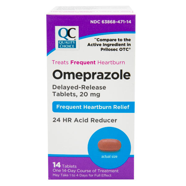 Omeprazole | 20 MG | 14 Tablets
