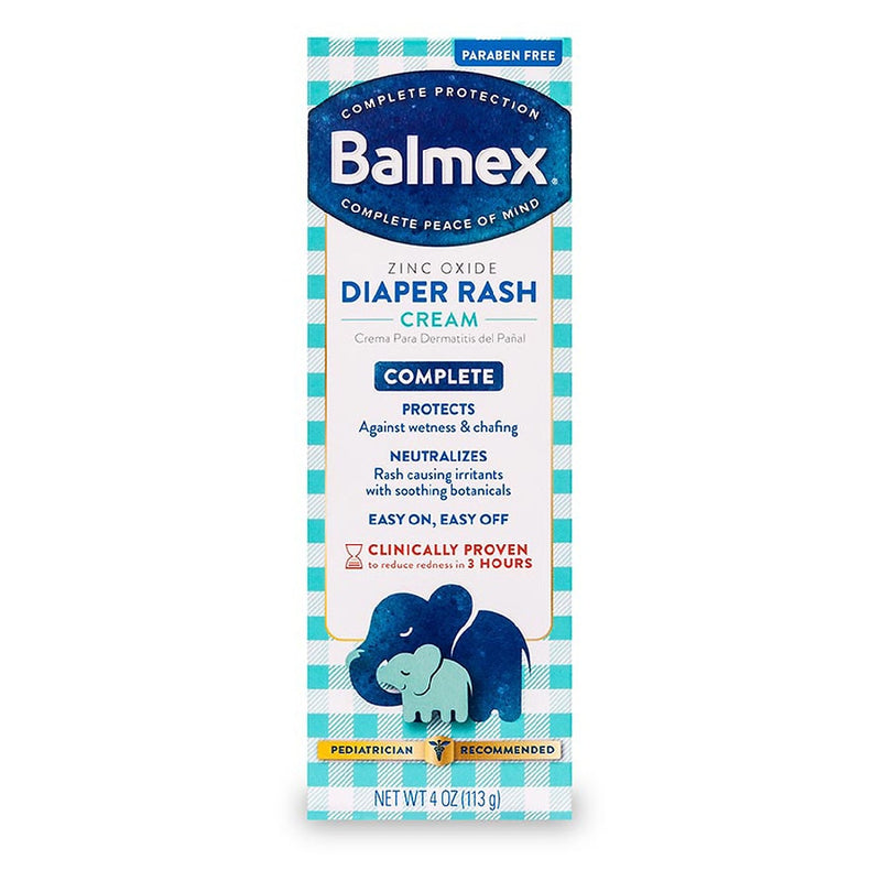 Complete Protection Diaper Rash Cream with Zinc Oxide + Soothing Botanicals