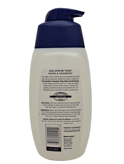 Aquaphor Cleansing Baby/ Wash Shampoo/16.9FL OZ