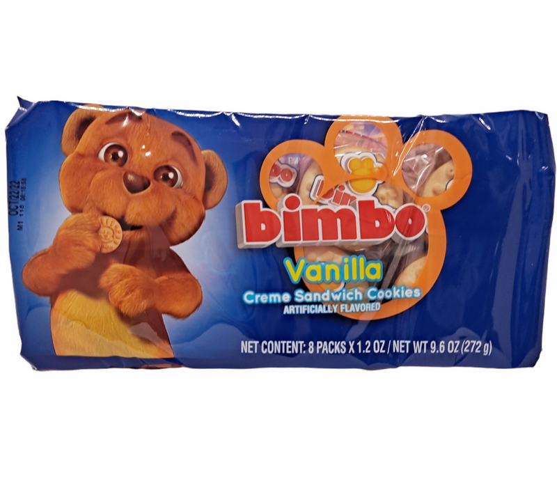 Bimbo Cookies | 8 packs x 1.2oz | Creme Sandwich Cookies