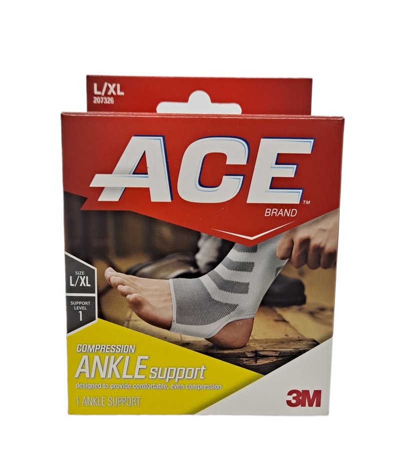 Compression Ankle Support Ace / L/XL /1 Ankle Support (15-17 1/2 in)