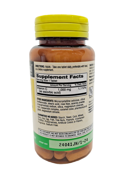 Vitamin C/1000mg /60 tabs/ Antioxidant & Essential Nutrient