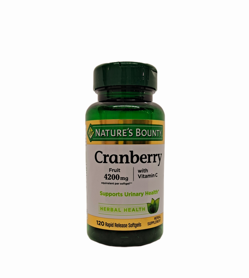 Cranberry- 4,200mg /with Vitamin C /Supports Urinary Health /120  Softgels