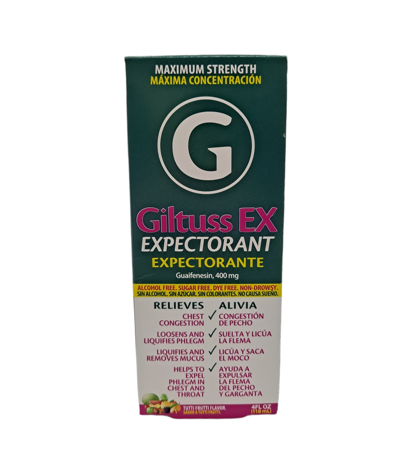 Giltuss Ex/ Expectorant / Maximum Strength/ 4fl oz