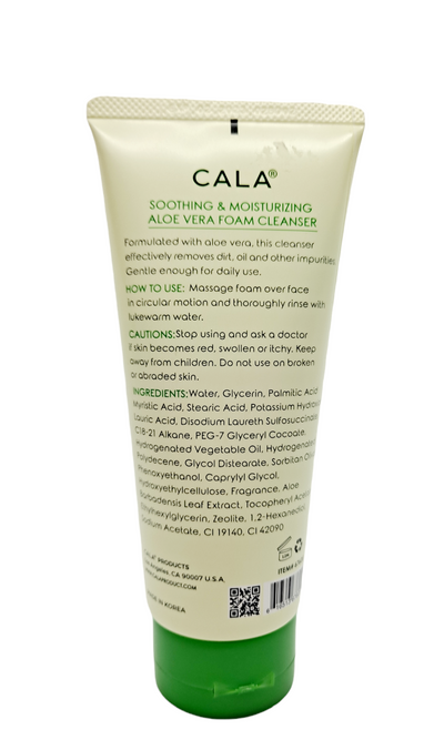 Cala Aloe Vera Foam Cleanser/ 5.07fl oz/