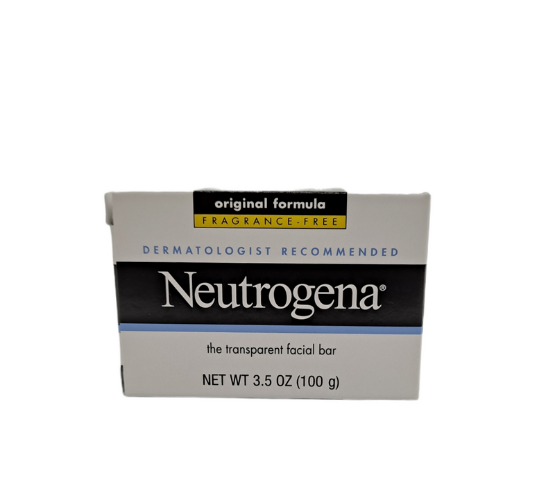 Neutrogena Facial Bar  Original Formula /Fragance Free/ 3.5oz /Dermatologist Recommended