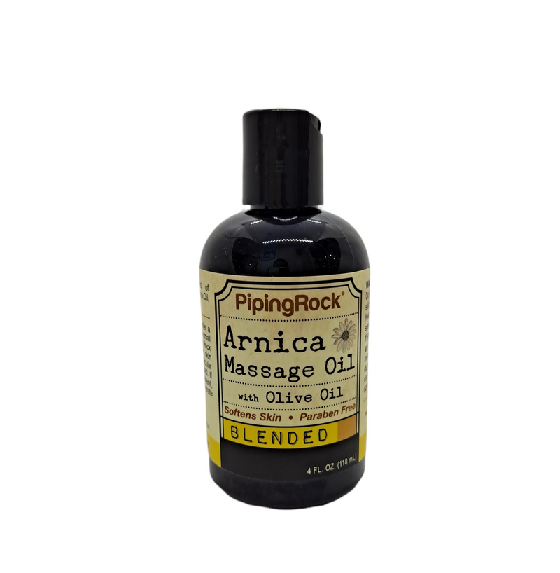 PipingRock Arnica Message Oil with Olive Oil/ 4Floz