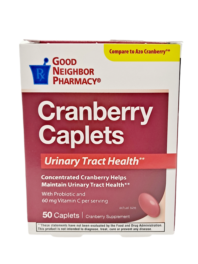 Cranberry Tablets/ Urinary Tract Health/ 50 Caplets