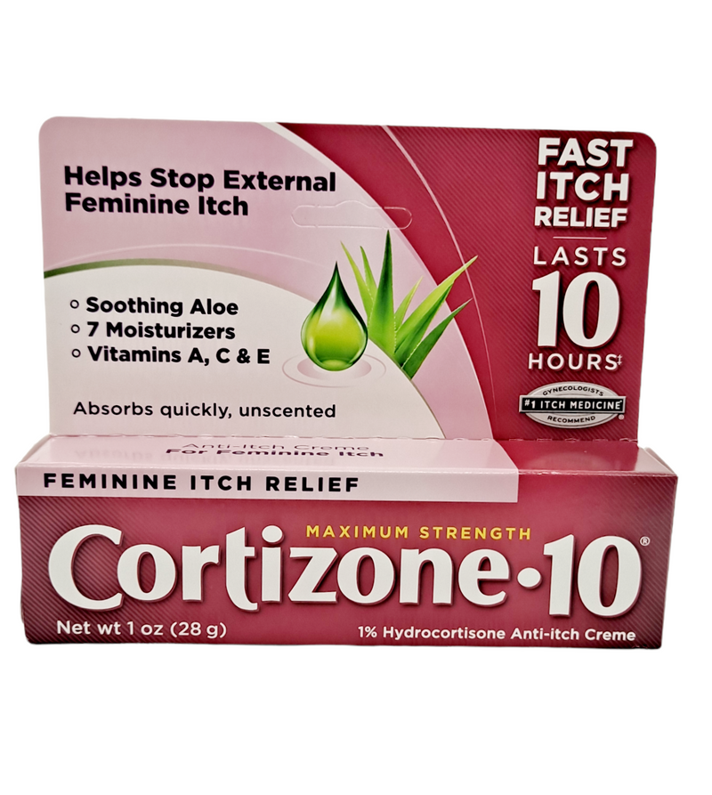 Cortizone .10 Femenine Itch Relief 1% Hydrocortisone/1oz