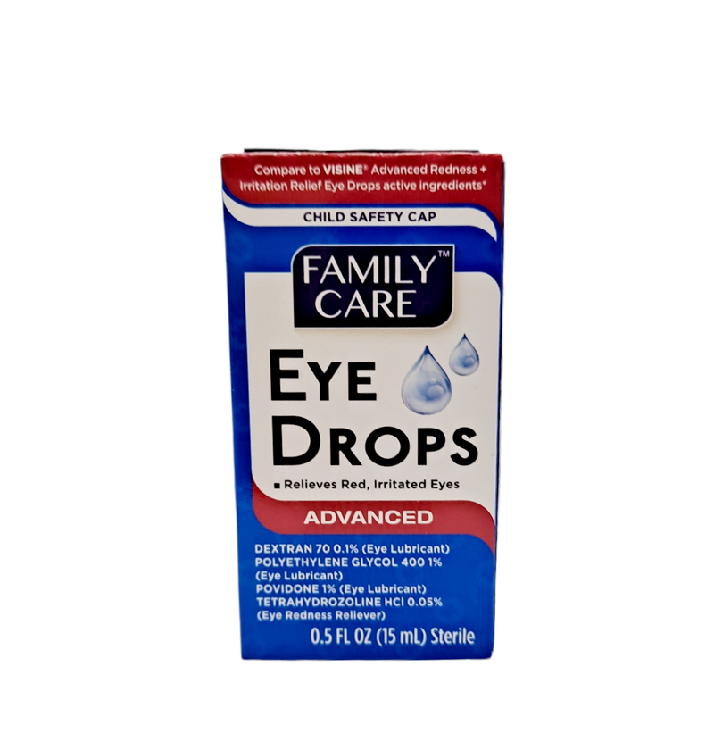Family Care Eye Drops /Relieve Red, Irritated Eyes/0.5 FL OZ