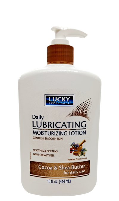 Daily Lubricating Moisturizing Lotion / 15.fl oz / Paraben Free Formula