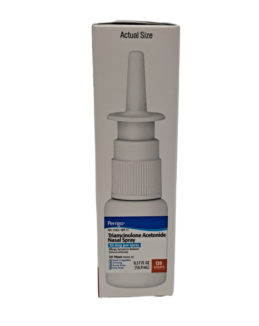 Triamcinolone Acetonide Nasal Spray 55mcg per spray / 0.587FL OZ /Non Drowsy
