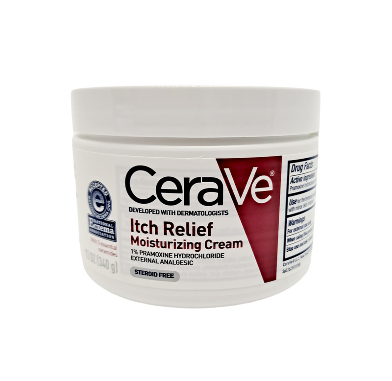 Itch Relief Moisturizing Cream 1% Pramoxine Hydrochloride /12oz /External Analgesic