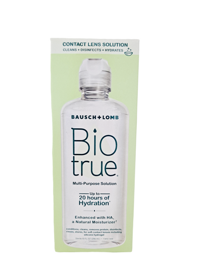 Bio True Contact Lens Solution Cleans, desinfects , hydrates /10FL