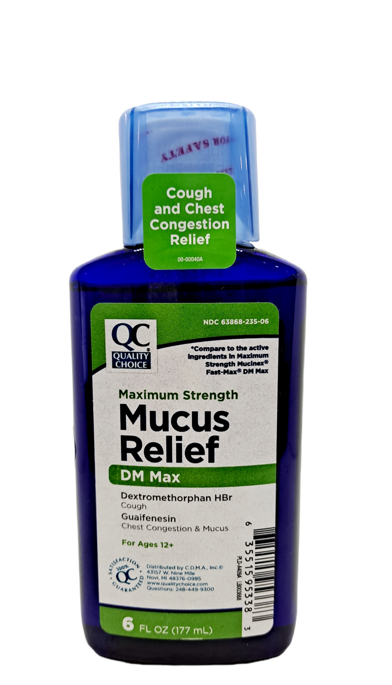 Mucus Relief DM Max | 6FL oz