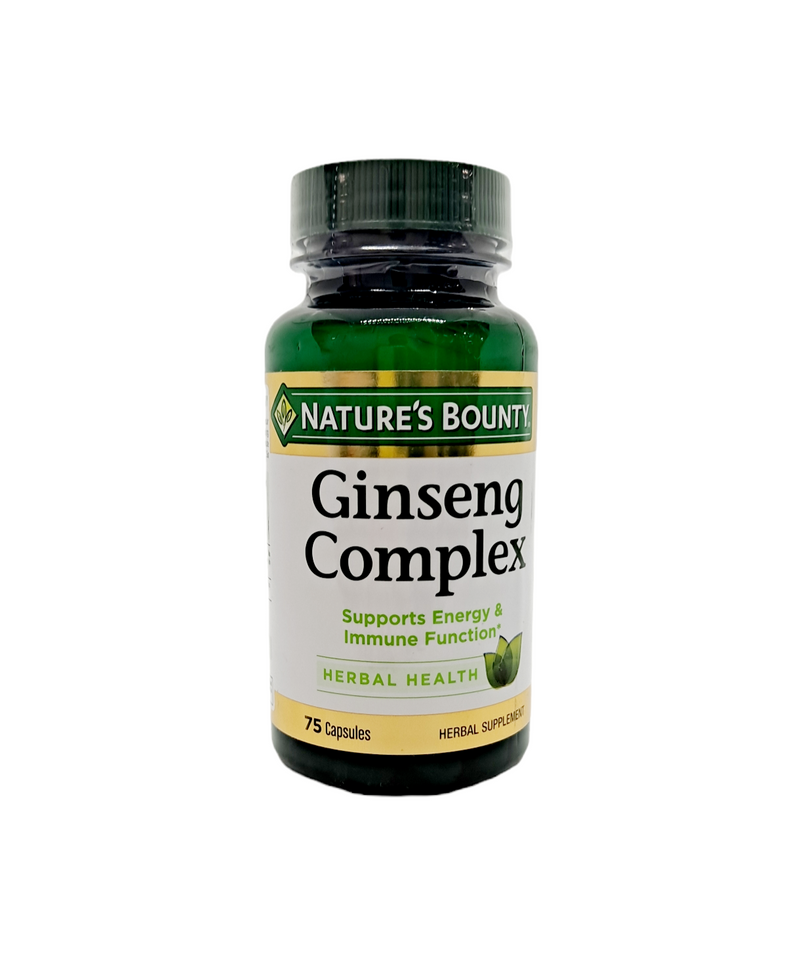 Ginseng Complex Supports Energy & Immune Function /75 capsules