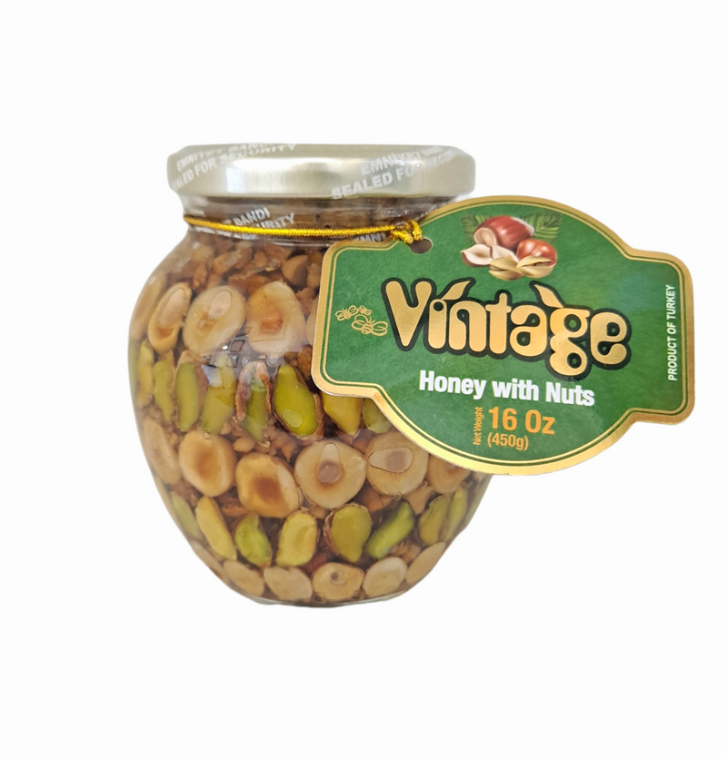 Honey With Nuts / 16onz (450g)