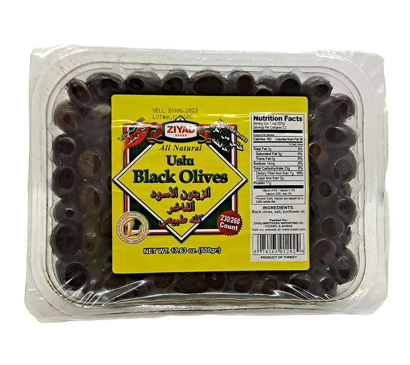 Uslu Black Olives / 17.63oz