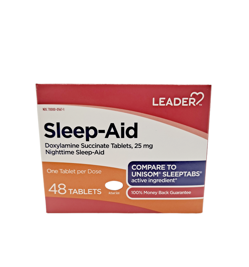Sleep-Aid Doxylamine Succinate Tablets 25 mg /48 tabs