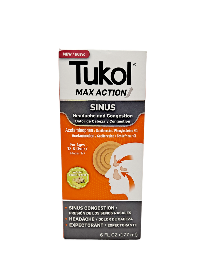 Tukol Max Action Sinus /6FL oz