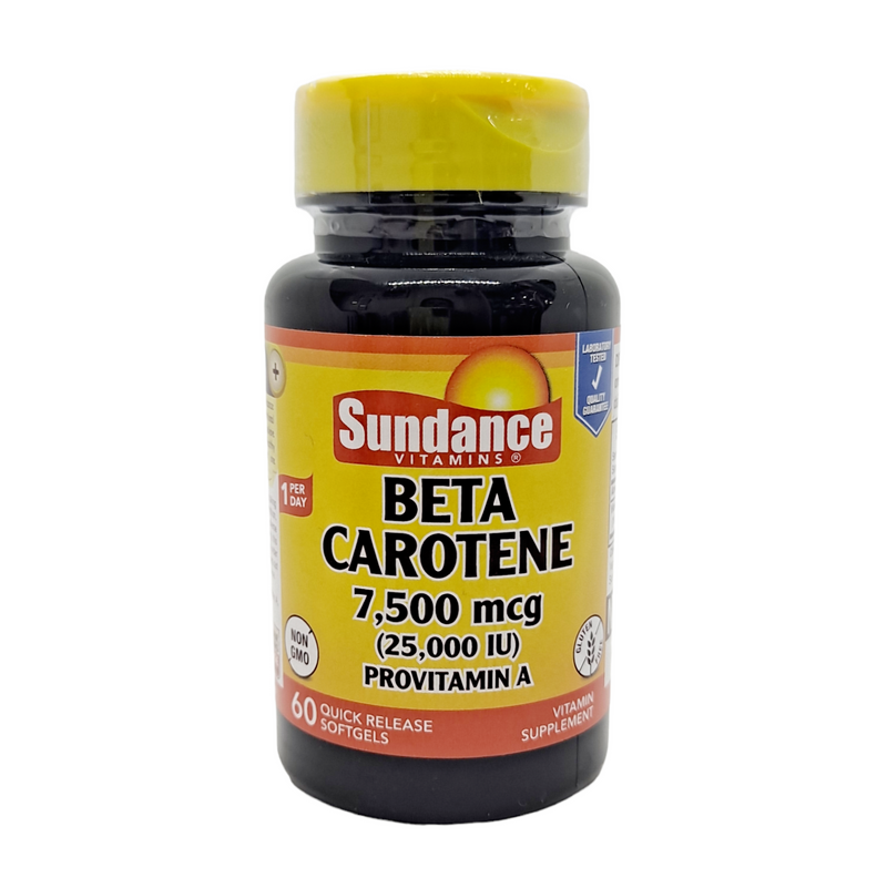 Beta Carotene 7,500mcg | 60 Quick Release Softgels