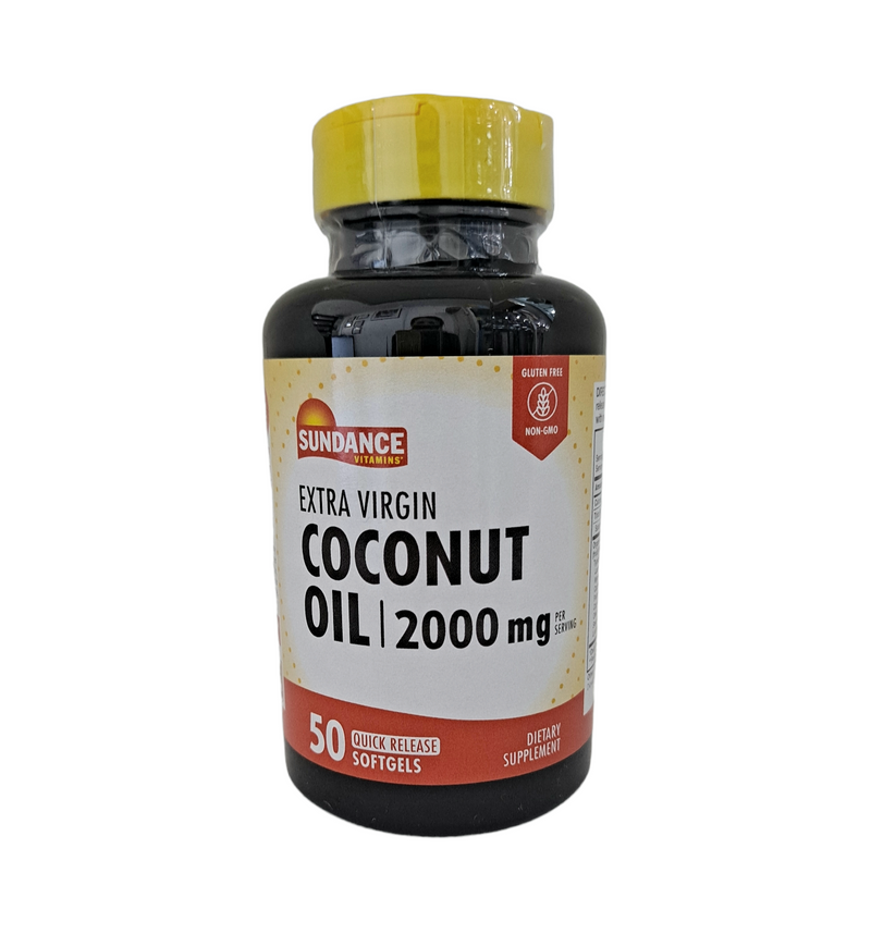 Coconut Oil 2000mg Dietary Supplement / 50 softgels