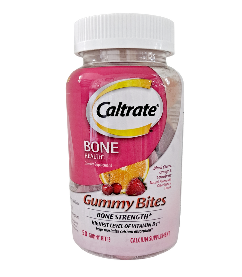 Bone Health Calcium Supplement Gummy / 50 Gummy Bites