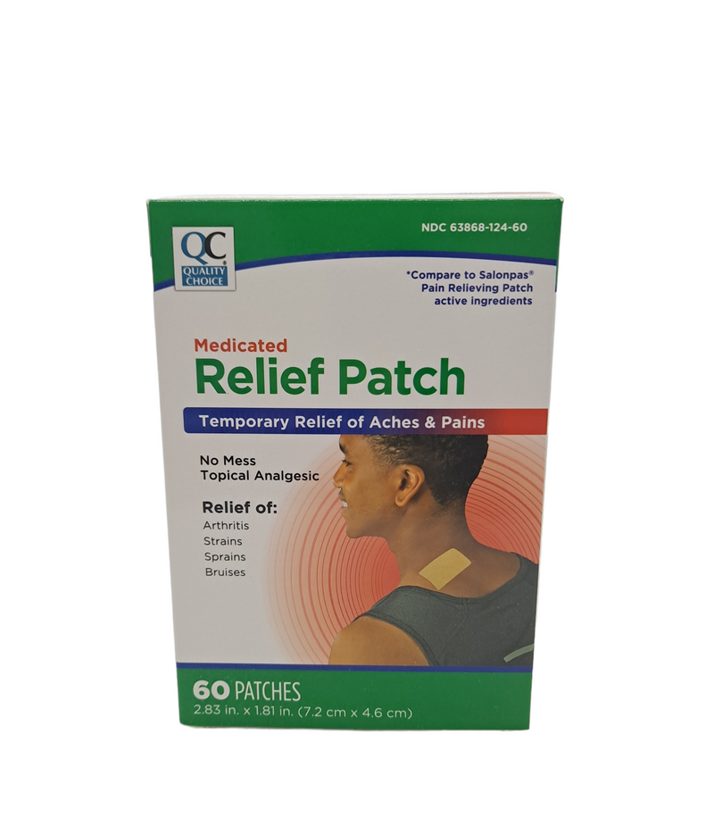 Relief Patch Realief Aches & Patch/ 60 Patches 2.83 x 1.81