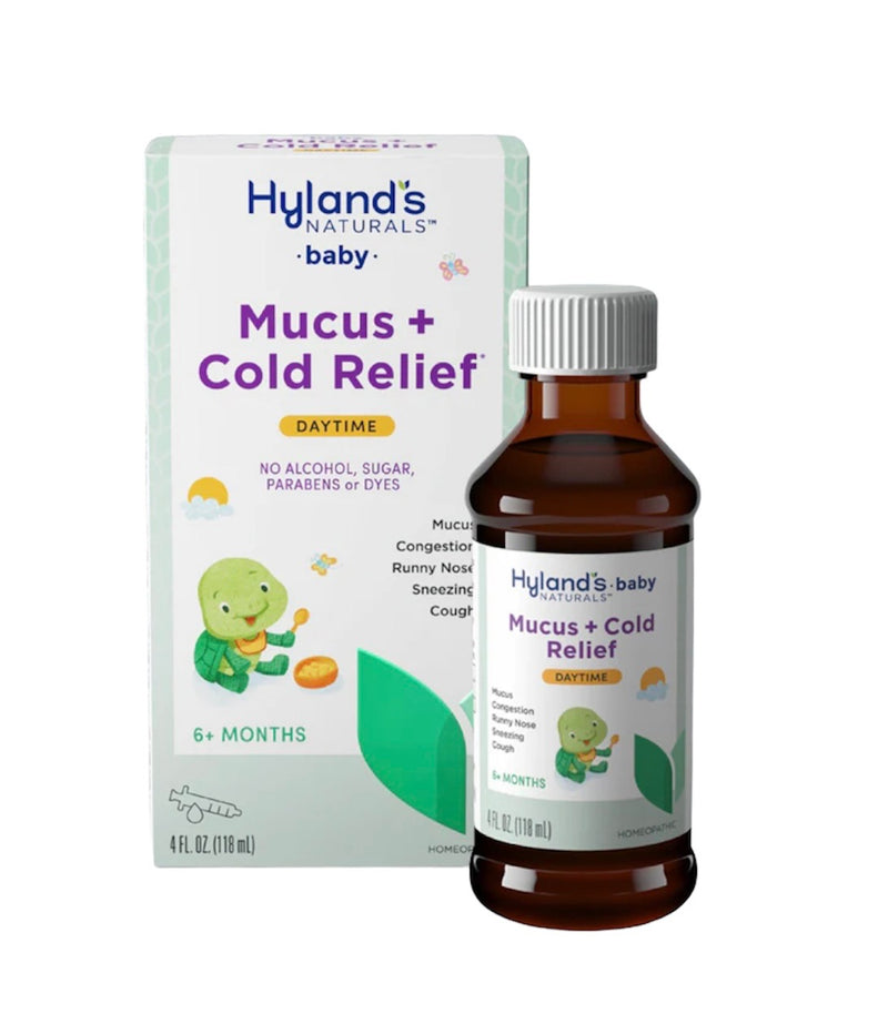 Mucus + Cold Relief | Day Time | 6+ Months | 4 FL oz