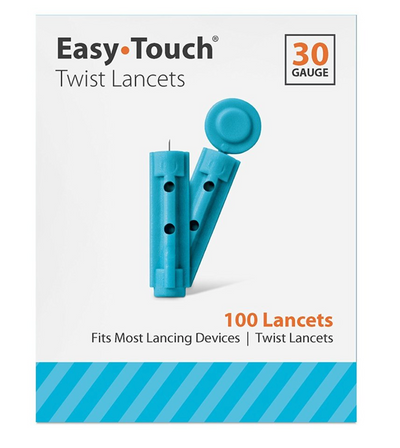 Twist Lancets | 30 Gauge | 100 Lancets