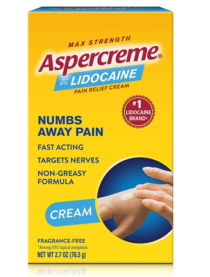 Lidocaine Pain Relief Cream | Fragrance Free