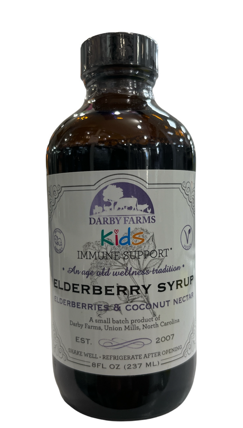 Kids Immune Support | Elderberry Syrup | VEGAN | 8 oz