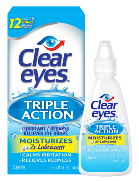 Triple Action Redness Reliever Eye Drops
