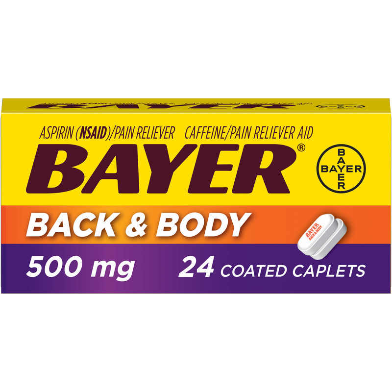 Back And Body Extra Strength || 500 MG || 24 Coated Caplets