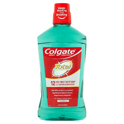 Colgate Total Antiplaque Mouthwash/Spermint 16.9 Fl OZ