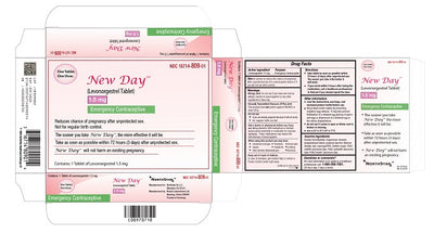 New Day Emergency Contraceptive 1.5 mg / 1 Tablet