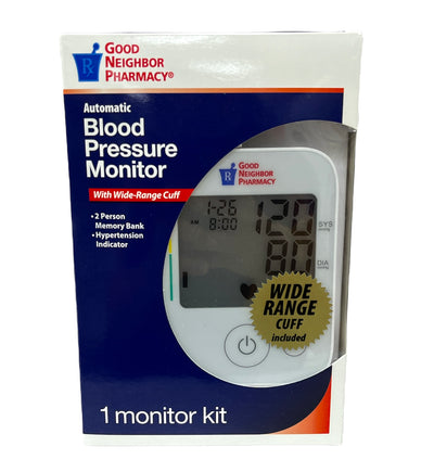 Automatic Blood Pressure Monitor | Wide Range Cuff
