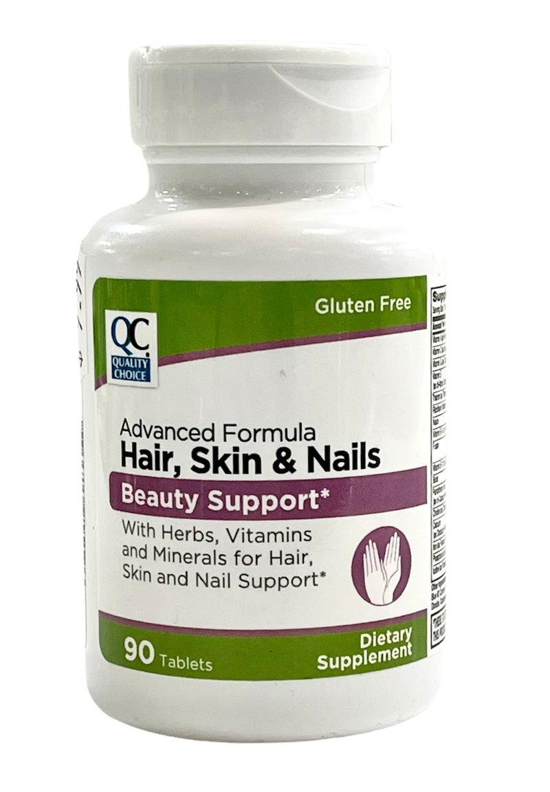 Hair, Skin, & Nails | Advanced Formula | Beauty Support | 90 Tablets