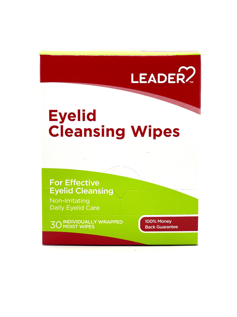 Eyelid Cleansing Wipes | 30 Individually Wrapped Moist Wipes