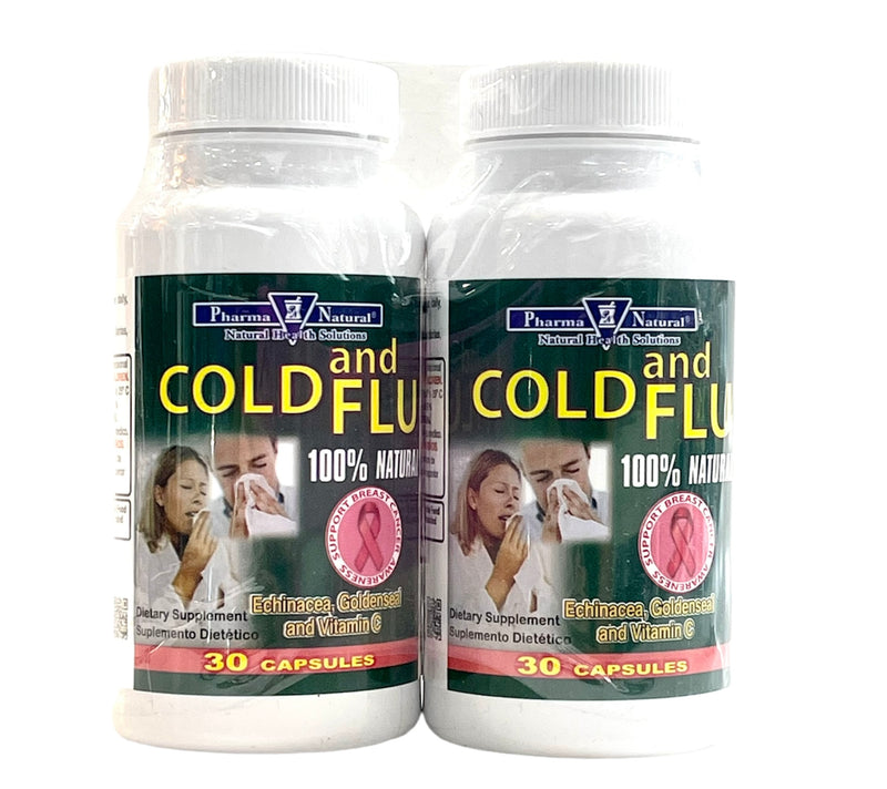 Cold & Flu Capsules | 100% Natural | 30 Capsules