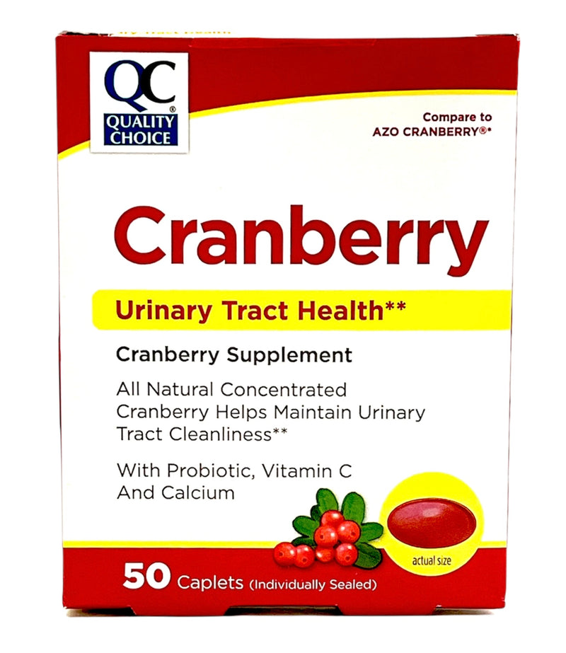 Cranberry | Urinary Tract Health | 50 Caplets