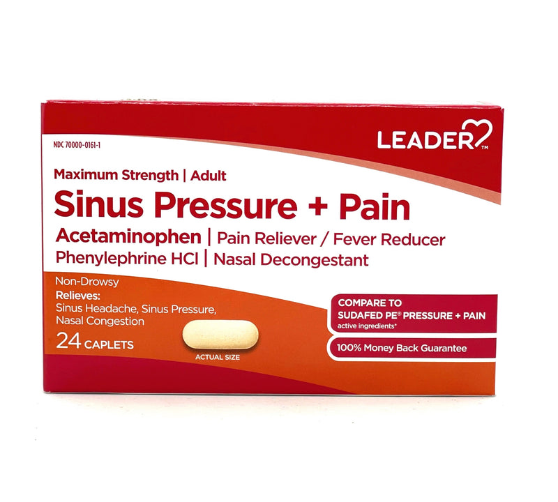 Sinus Pressure + Pain Maximum Strength | 24 Caplets