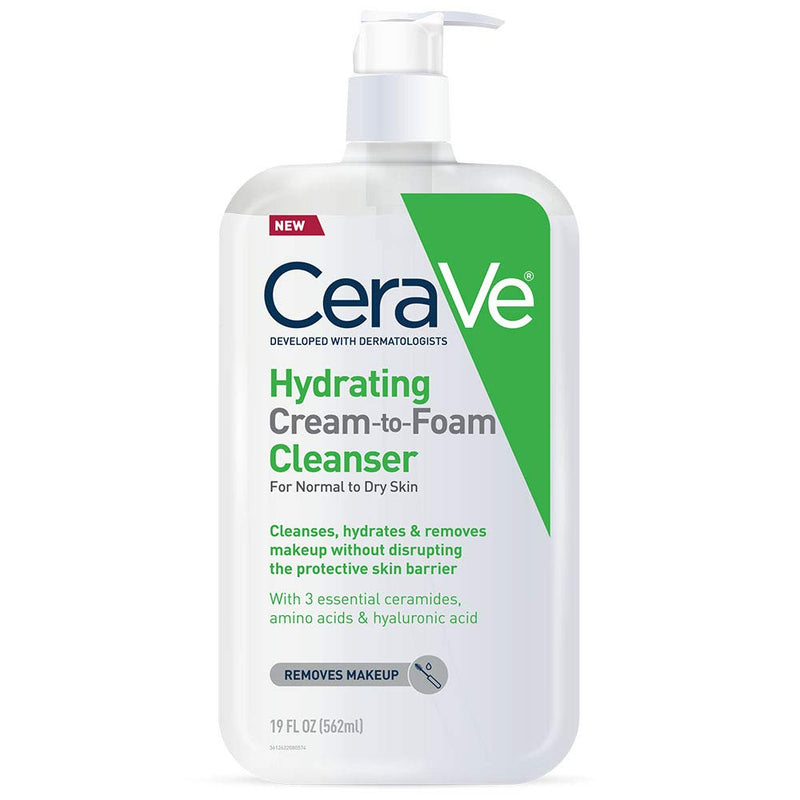 Cerave Hydrating Cream - To - Foam Cleanser/ 19 OZ fl