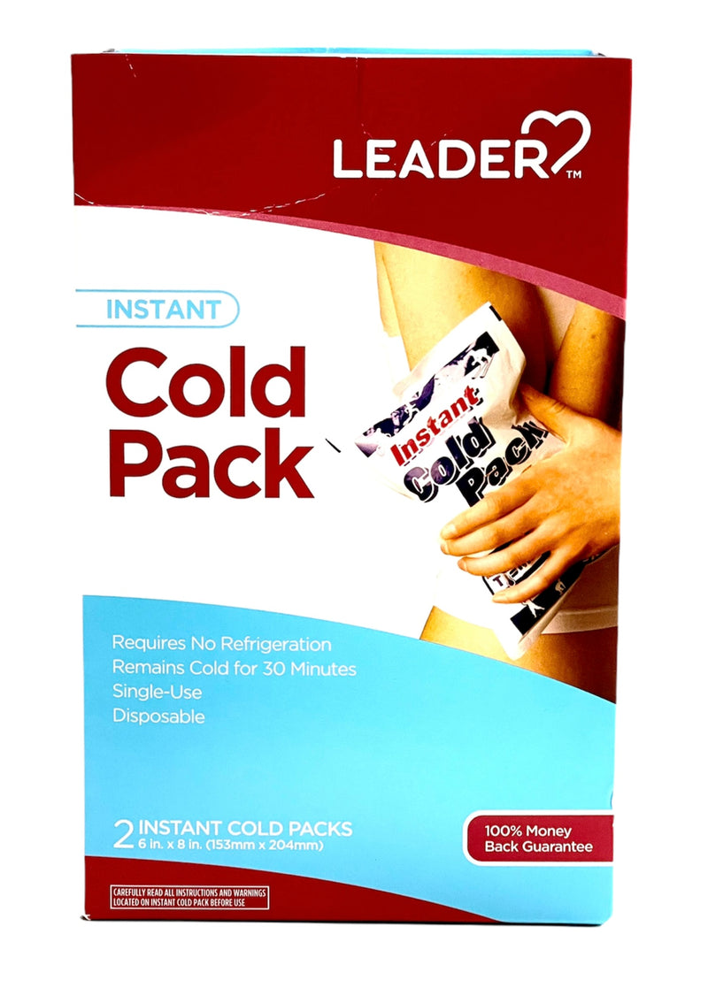 Instant Cold Pack | 2 Cold Packs | 6 in x 8 in