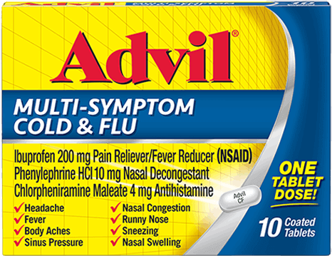 Multi-Symptoms Cold & Flu || 10 Tablets