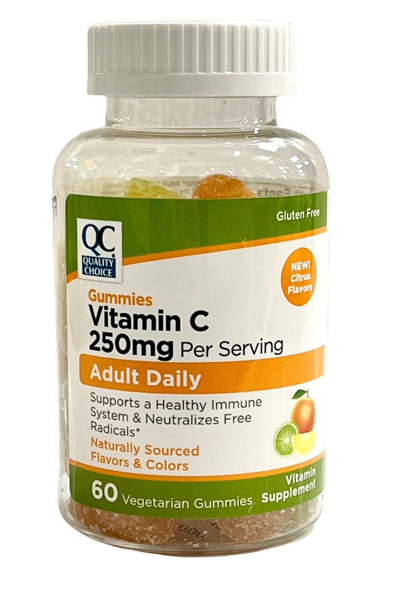 Vitamin C | 250mg | Adult Daily | 60 Vegetarian Gummies