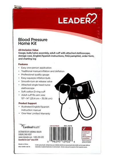 Blood Pressure Home Kit | Manual Inflation & Deflation | Easy Home Monitoring