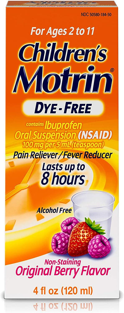 Children's Ibuprofen Oral Suspension (NSAID) 100MG | For ages 2 to 11 years