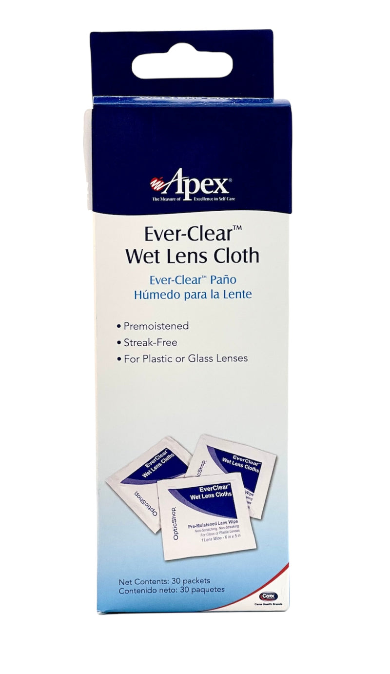 Ever-Clear Wet Lens Cloth | 30 Packets